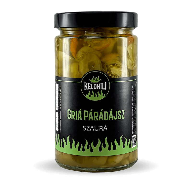 Zöld savanyú koktélparadicsom
