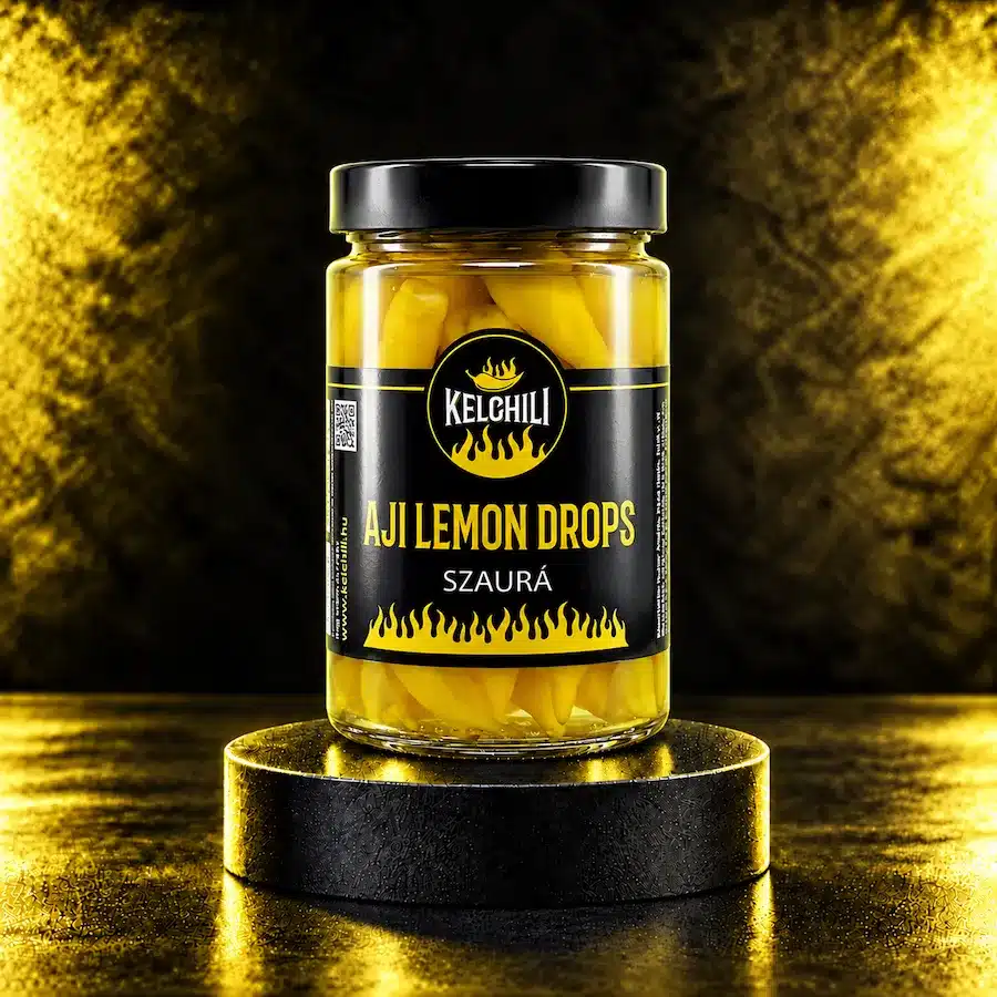 Aji Lemon Drop Paprika 19 Aji Lemon Drops - Savanyított Lemon Drop chili
