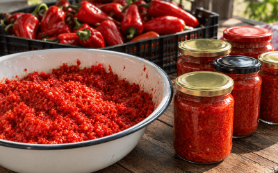 Főoldal 11 Darált paprika elrakása télire – Recept és tartósítás 5 lépésben